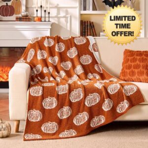 BEDELITE Pumpkin Fall Throw Blanket for Decor & Gift
