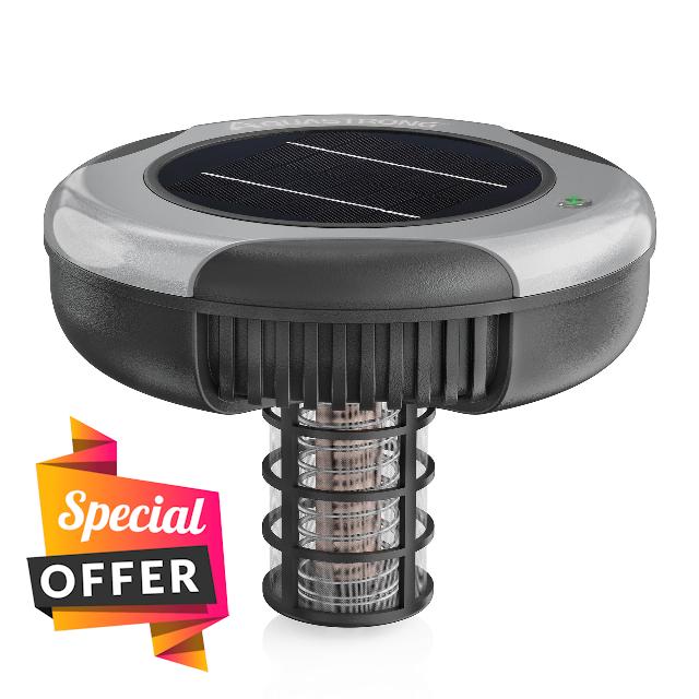 AQUASTRONG Solar Powered Pool Care System with 15.8 oz Copper Anode