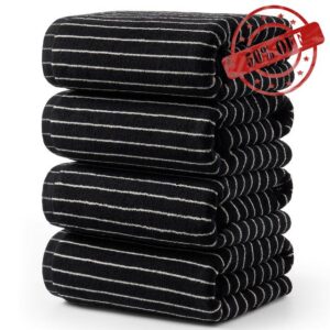 ecolook 4 Pack Premium Bath Towels