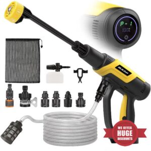 Cordless Portable Cleaning Tool Compatible with DeWalt 20V Battery                                                          Touch Display with 3 Speeds