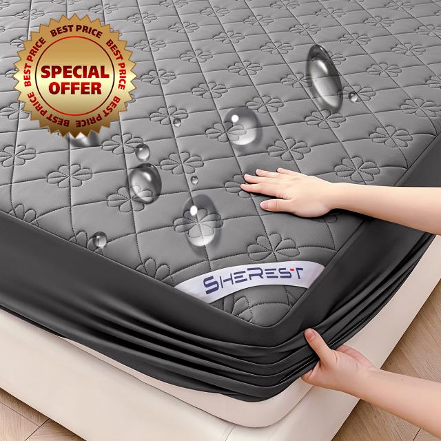 SheRest 100% Waterproof Mattress Protector Queen Size