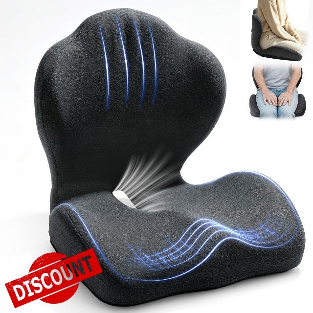 Ergonomic Memory Foam Seat Cushion for Office Chair