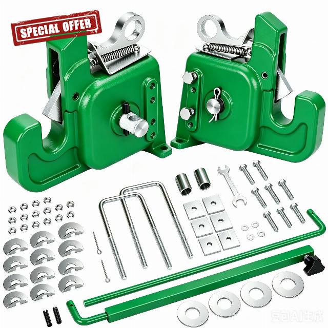 Upgraded Category 1 & 2 Tractor Easy Change Quick Hitch System
