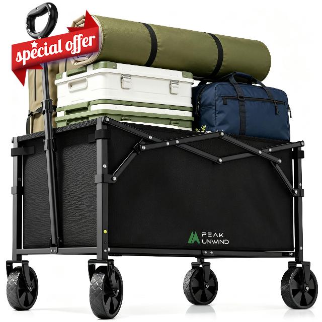 Folding Wagon Cart with Wheels