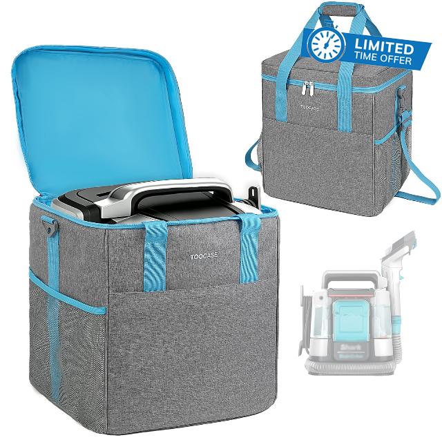 Carry Bag Compatible with Shark Stain Striker Carpet Cleaner & Attachments                                                          Storage Bag with Multi-pocket for Shark StainStriker Upholstery Cleaner Machine PX202BRN/PX201/PX251/PX221BRN/PX253BRN