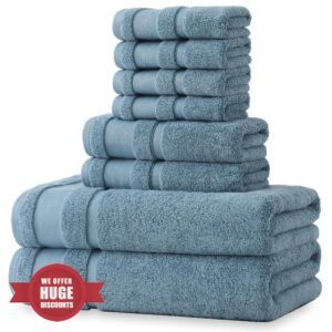 8 Piece Luxury Bath Towel Set