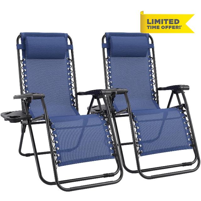 Sweetcrispy Zero Gravity Chairs Set of 2