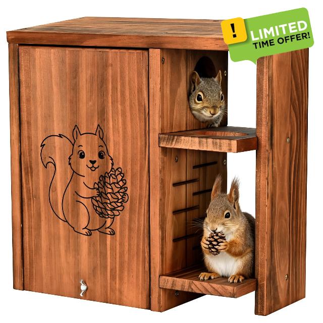Large Squirrel Box 15.7 Inches