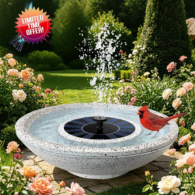 Solar Bird Bath Fountain