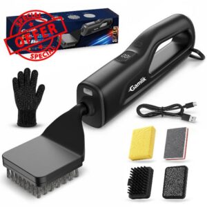 Electric Grill Brush with LED Light