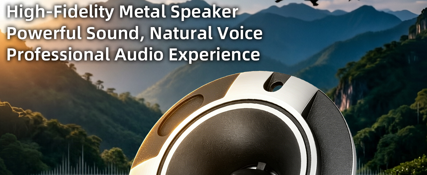 bullet tweeter speaker