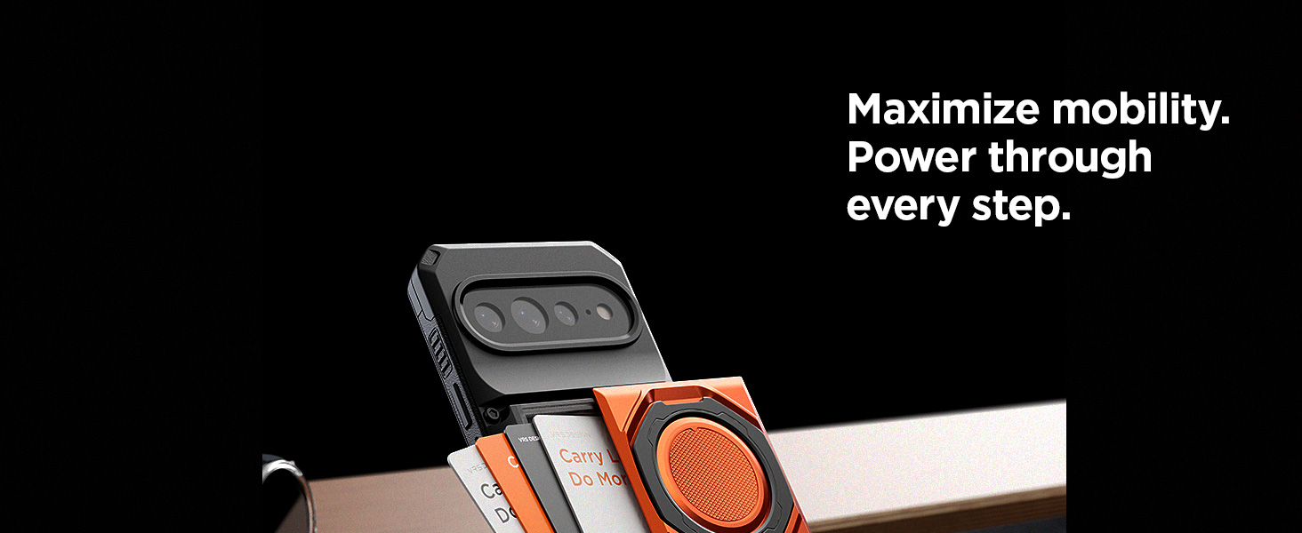 Pixel 11 Pro XL case with built in card storage and modern hybrid design