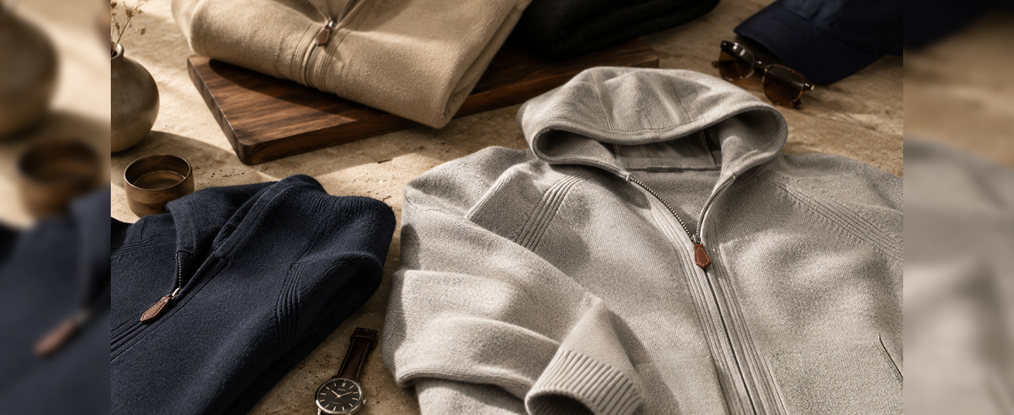 Mens Hooded Sweater