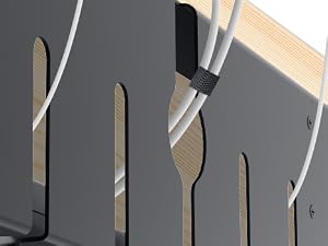 under desk cable tray