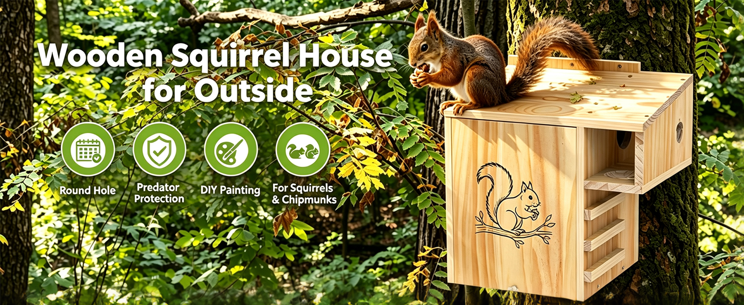 squirrel house