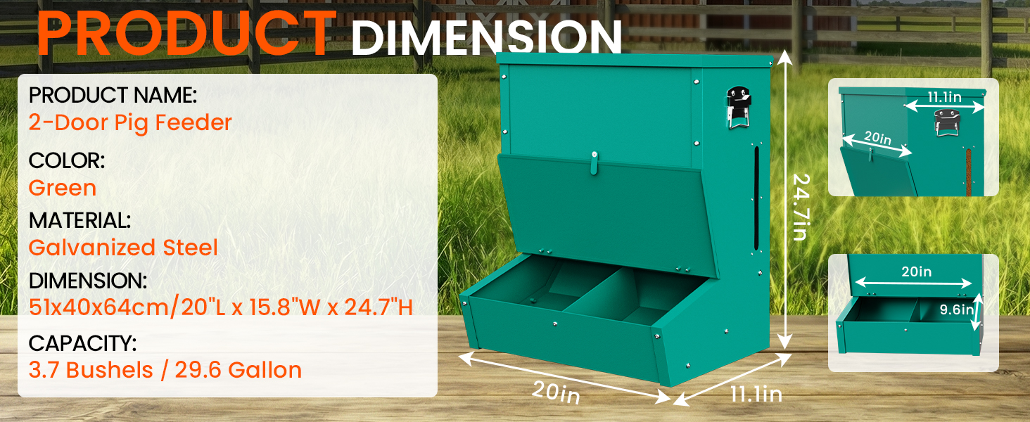heavy duty pig feeder