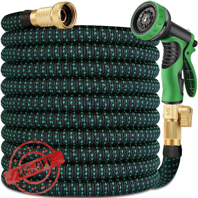 Expandable Garden Hose - 50 ft Expanding Water Hoses