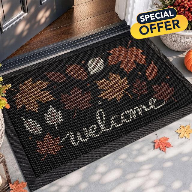 DEXI Fall Front Door Mat Outside Entrance