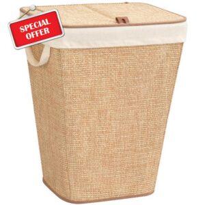 STORAGE MANIAC 90L Laundry Hamper with Lid Laundry Basket