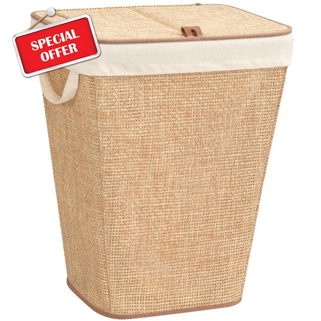 STORAGE MANIAC 90L Laundry Hamper with Lid Laundry Basket