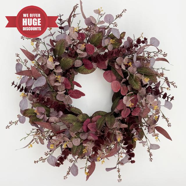 26 Inch Fall Wreaths for Front Door