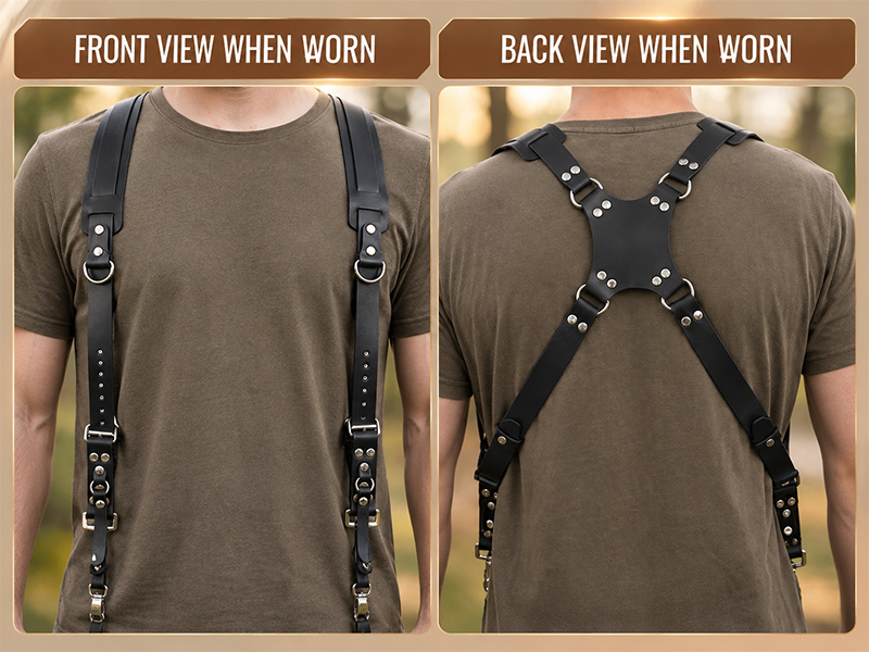 Double Camera Strap Harness