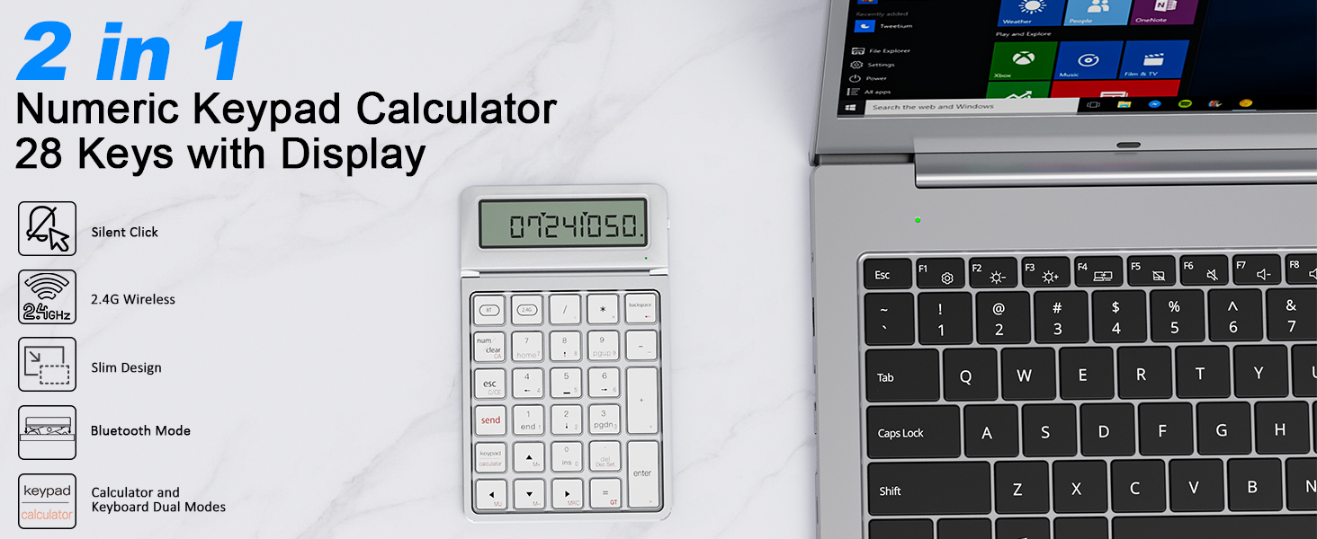 bluetooth number pad