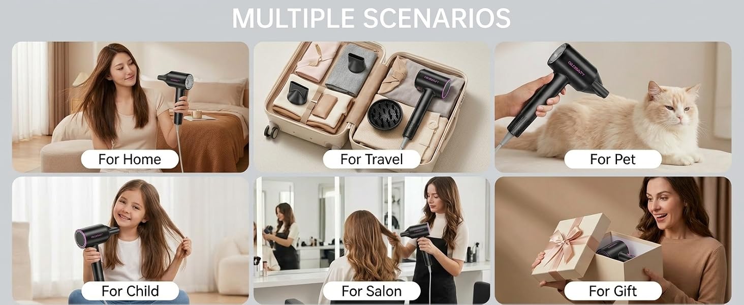 MULTIPLE SCENARIOS Hair dryer