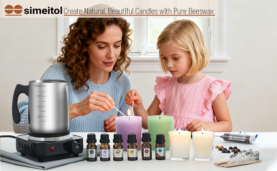 DIY candle making kit supplies