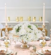 white flowers centerpieces