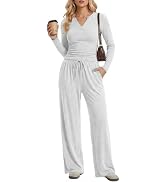 oncharm 2 Piece Lounge Sets for Women 2026 Fall Fashion Outfits | Two Piece Matching Loungewear S...