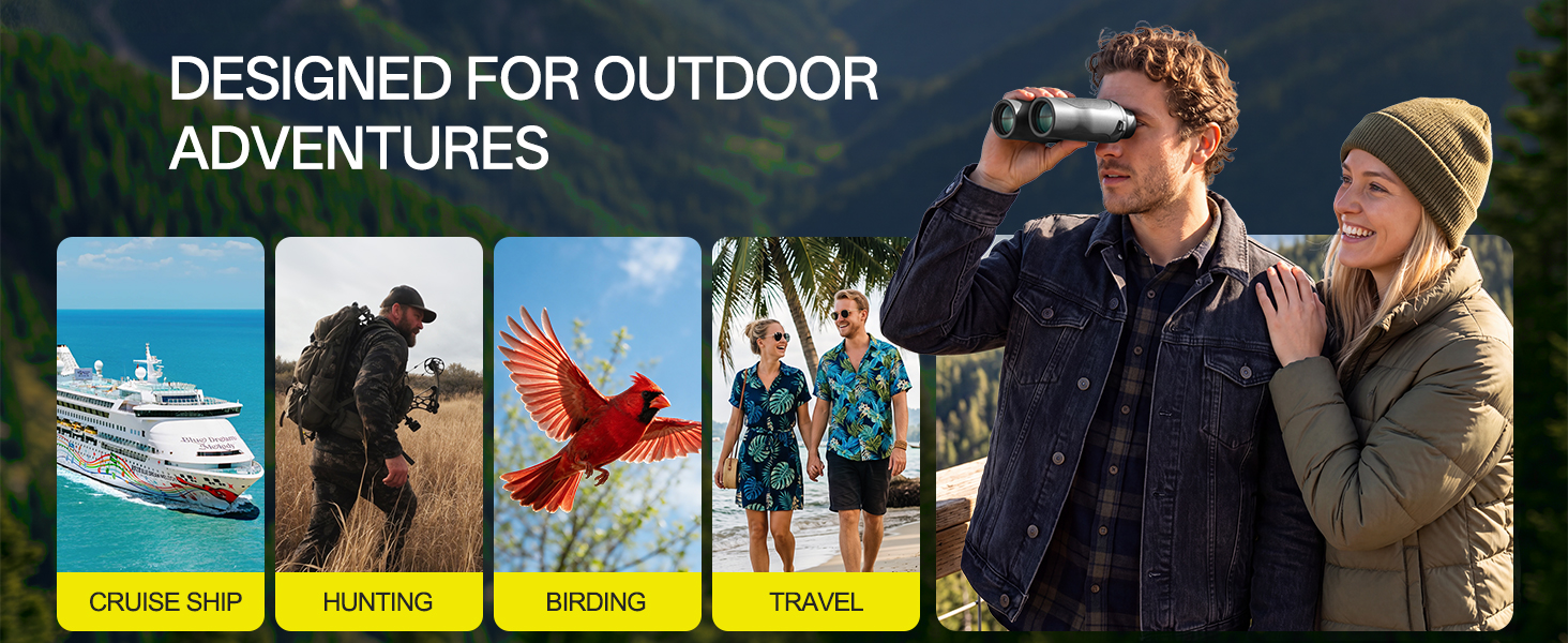 compact binoculars for adults high powered