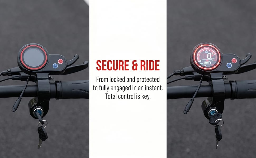 easy install replacement dashboard with real-time speed, LCD display, e-scooter upgrade spare part