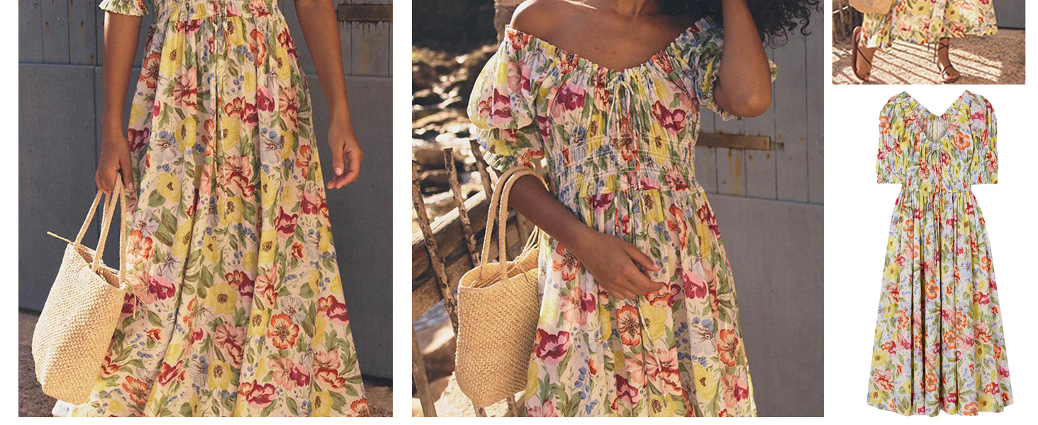 floral dress,flattering dresses to hide tummy,maxi dresses
