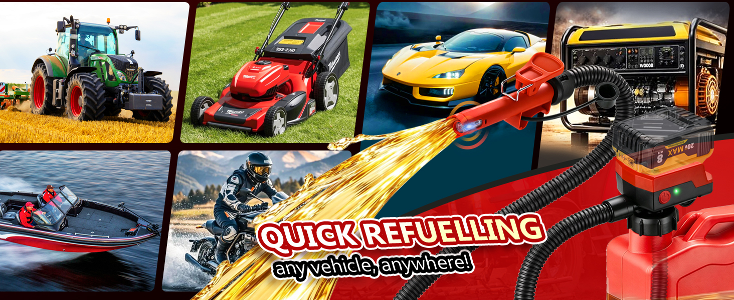 Fuel Transfer Pump Battery Powered