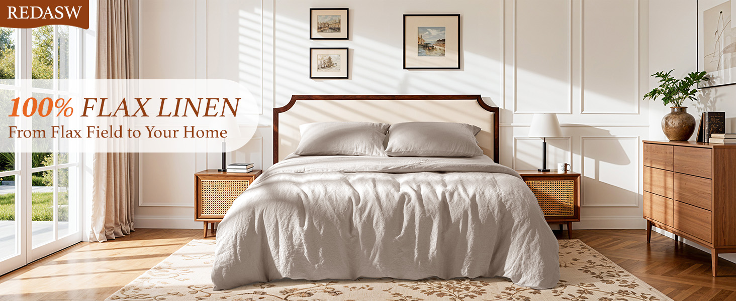 linen duvet cover set