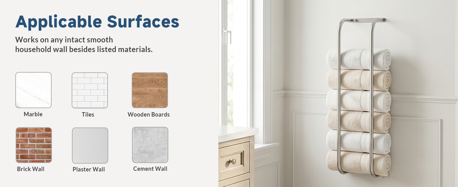 Bathfinesse Vertical towel rail