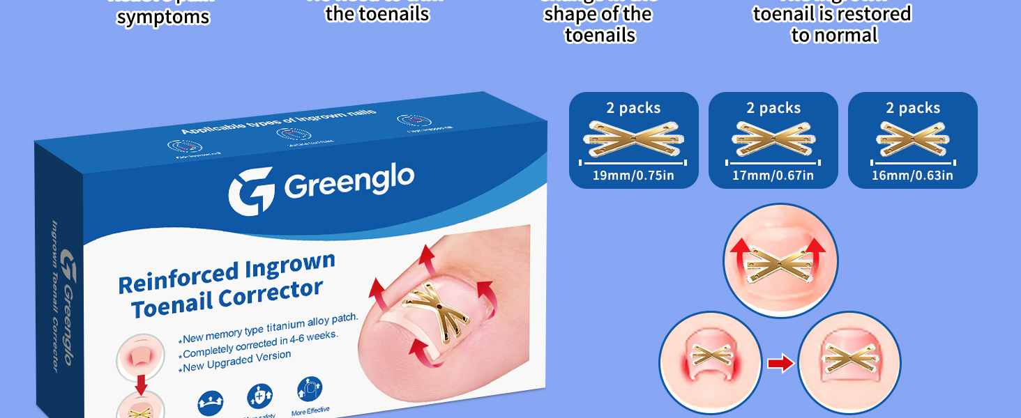 Golden Titanium Ingrown Toenail Corrector