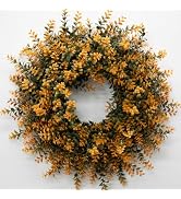 JDKPK 26 Inch Fall Wreaths for Front Door Eucalyptus Berry Wreath | Large Artificial Autumn Wreat...