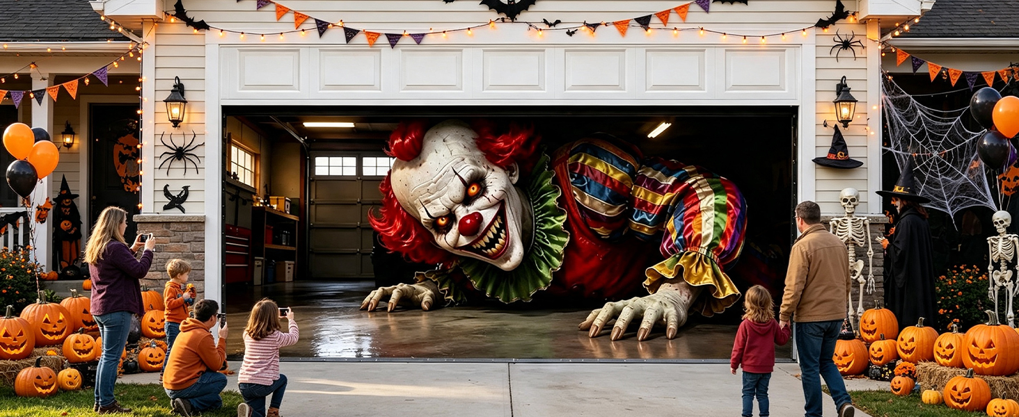 Halloween Garage Door Cover
