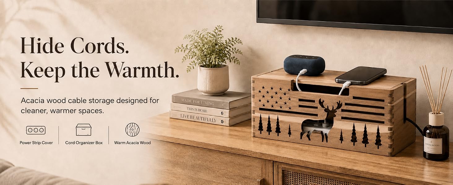 cable management cord organizer cord hider cable management box cord management wood box