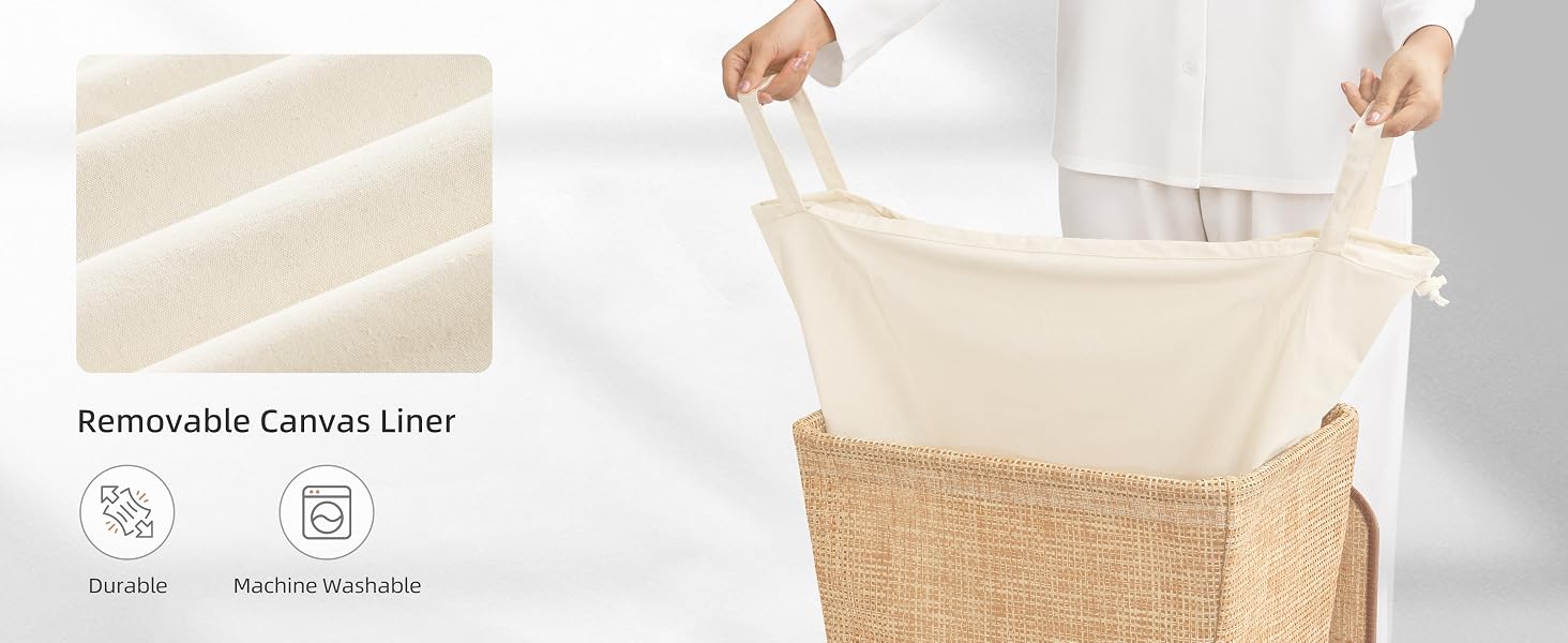 Laundry Hamper with Removable Bag