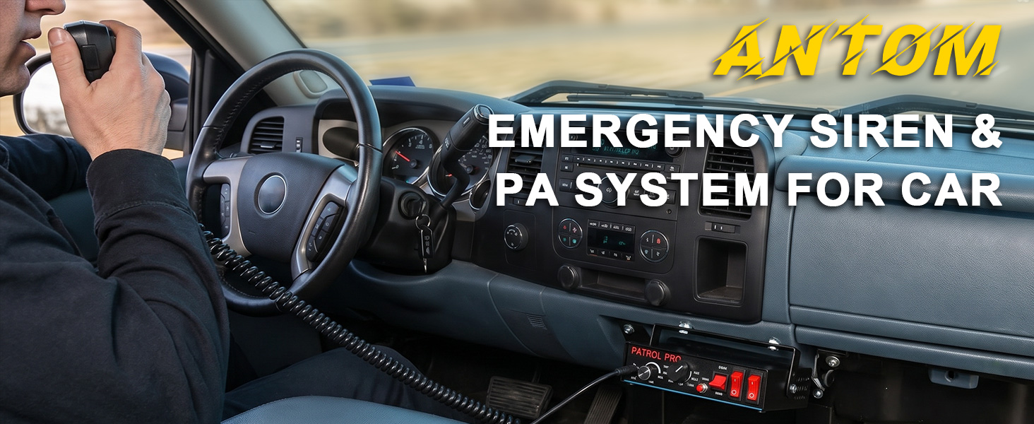 Police Siren PA System