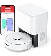 SwitchBot S10 Robot Vacuum and Mop with Dual Stations, Self Draining and Refilling, Auto Washing ...