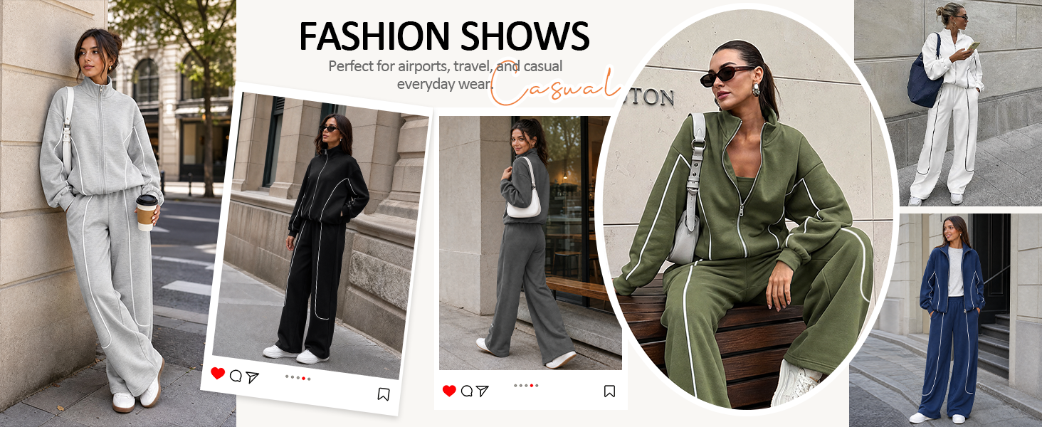 Fashion shows. Perfect for airports, travel, and casual everyday wear.