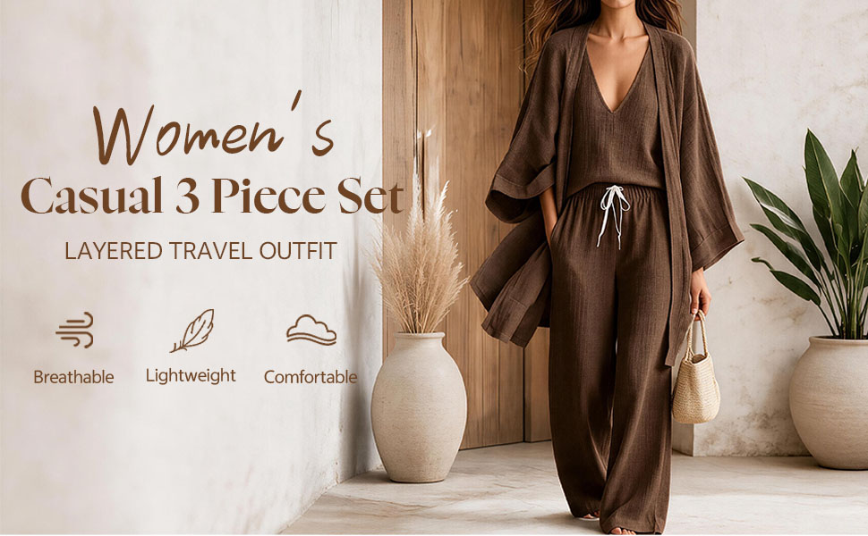 3 Piece Sets For Women