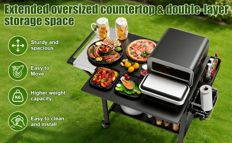 Outdloor Pizza Oven Table