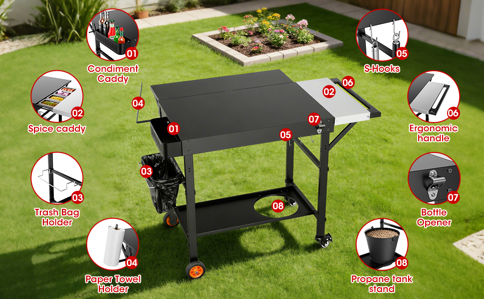 Outdloor Pizza Oven Table