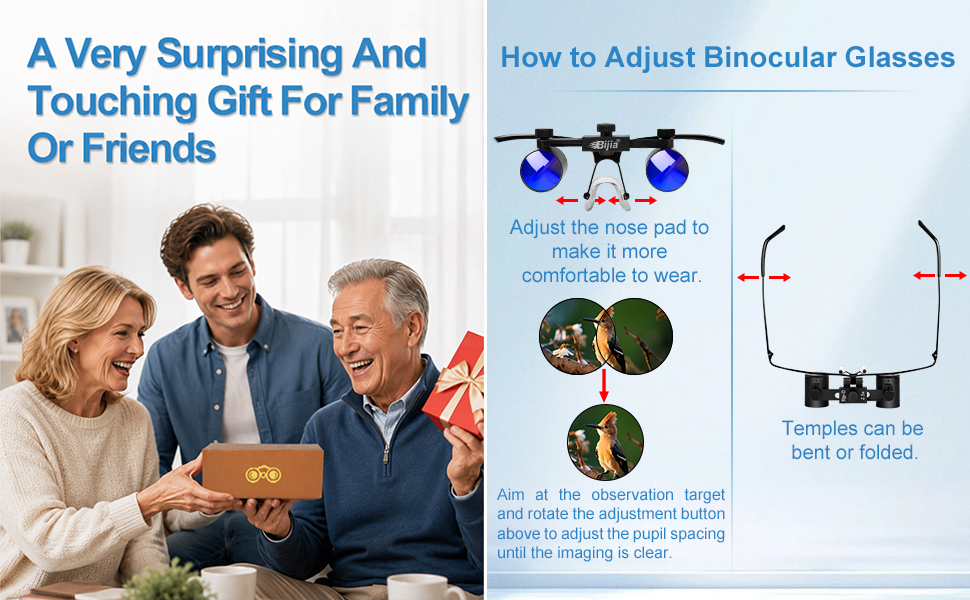 How to adjust binocular glasses