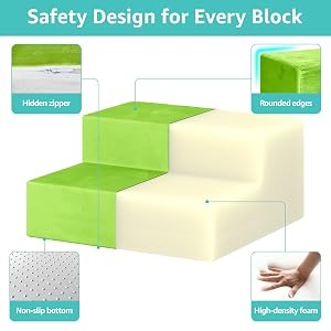 baby climbing blocks
